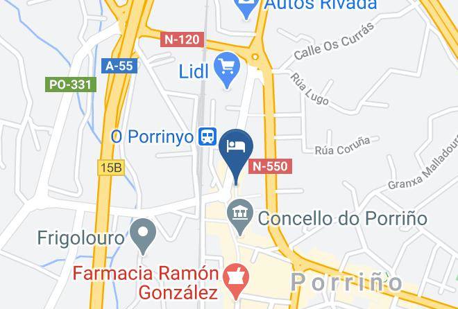 Albergue Camino Santiago Porrino Map