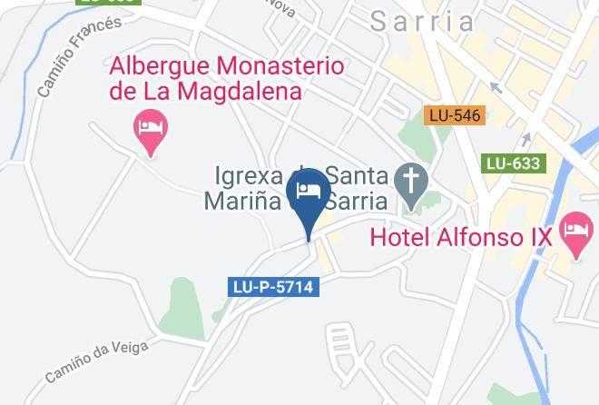 Lugo - Albergue De Don Alvaro Maps