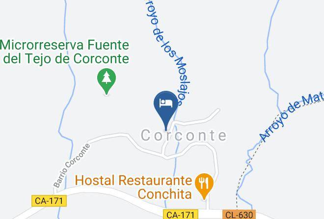 La Costana - Albergue Corconte Maps