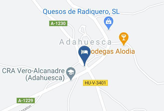 Huesca - Albergue Crux Maps