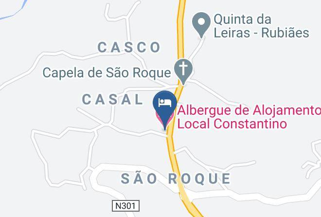 Paredes Dera - Albergue De Alojamento Local Constantino Maps