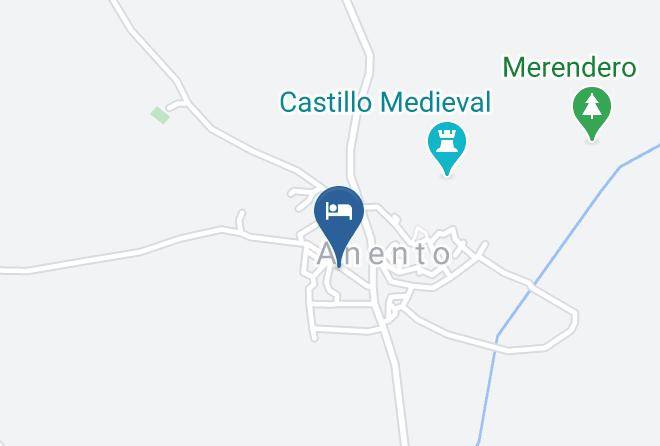 Albergue De Anento Map