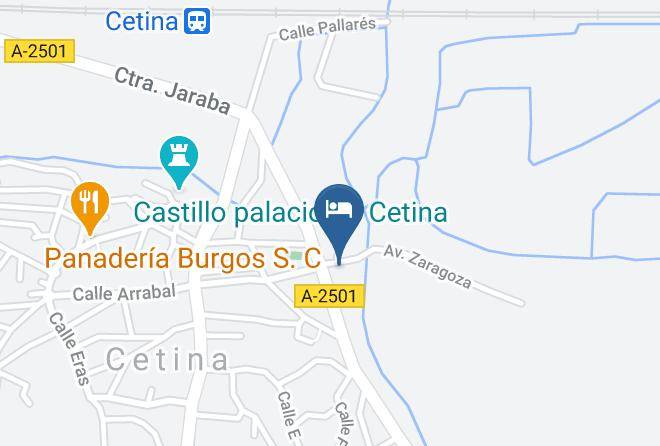 Zaragoza - Albergue De Cetina Maps