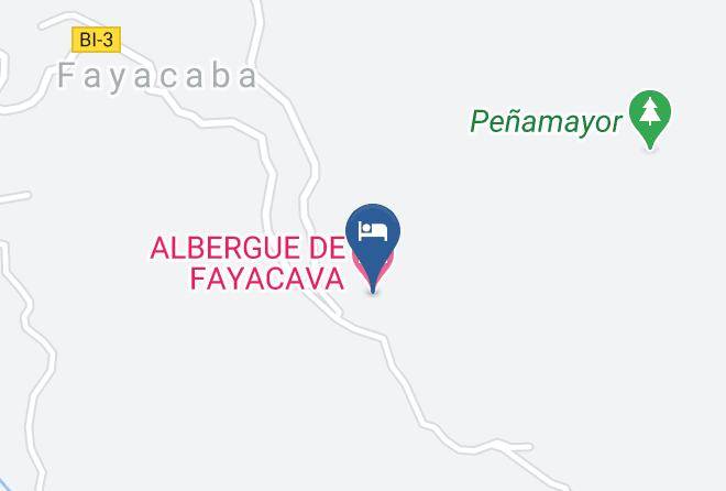 Asturias - Albergue De Fayacava Maps