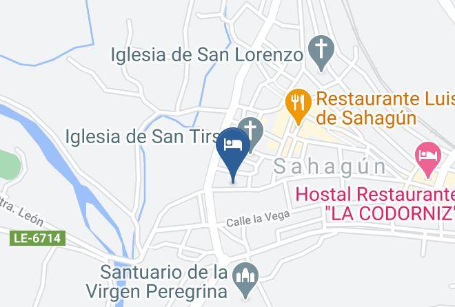 Albergue De La Santa Cruz Map