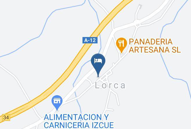 Navarra - Albergue De Lorca Maps