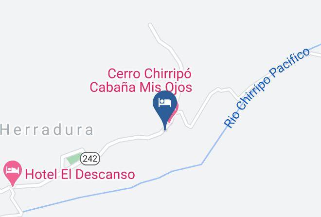 Perez Zeledon - Albergue De Montana Vista Al Cerro Maps