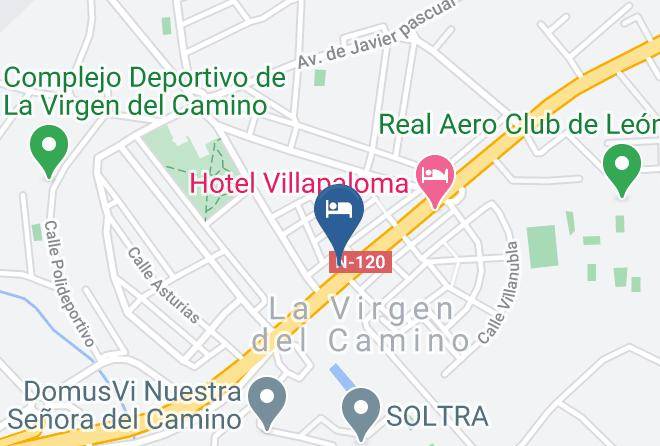 Leon - Albergue De Peregrinos D Antonino Y Dna Cinia Maps