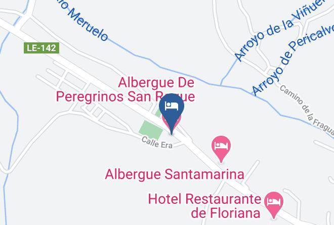 Leon - Albergue De Peregrinos San Roque Maps