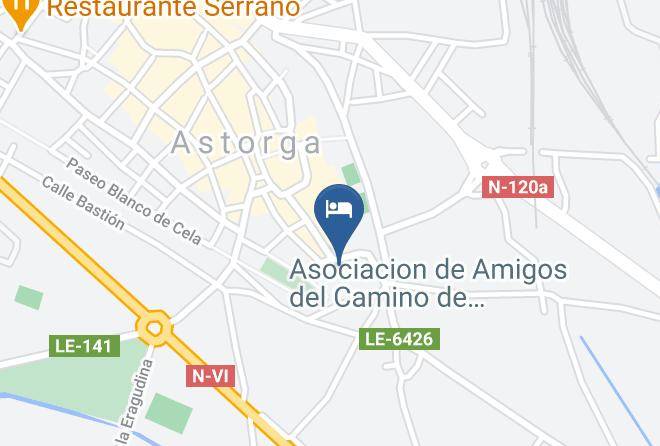 Leon - Albergue De Peregrinos Siervas De Maria Maps