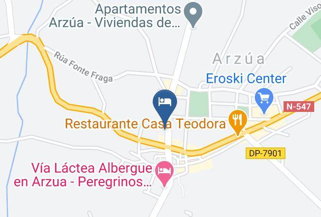 Coruna - Albergue Del Peregrino Maps