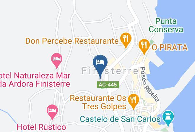 Coruna - Albergue Do Sol E Da Lua Maps