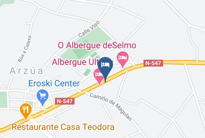 Auna - Albergue Don Quijote Maps