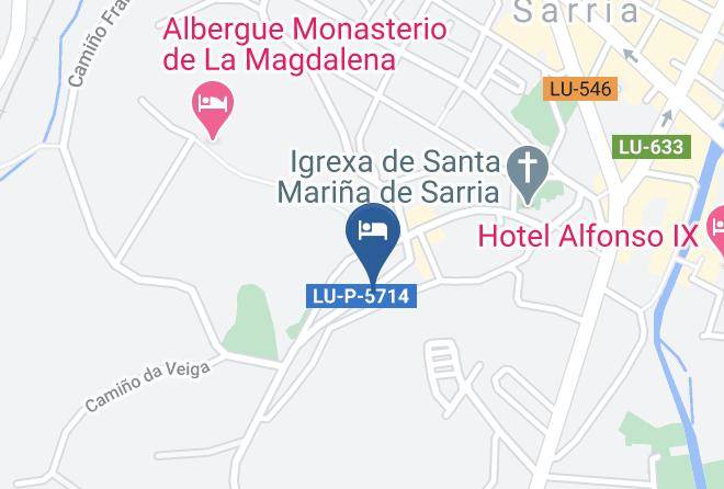 Lugo - Albergue Dos Oito Marabedis Maps