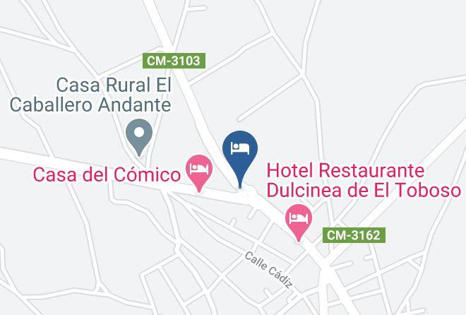 Albergue Dulcinea Del Toboso Map