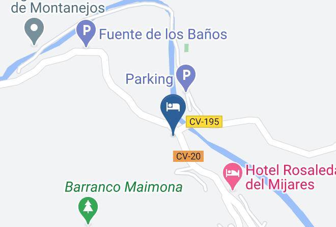 Castellon - Albergue El Dharma Maps