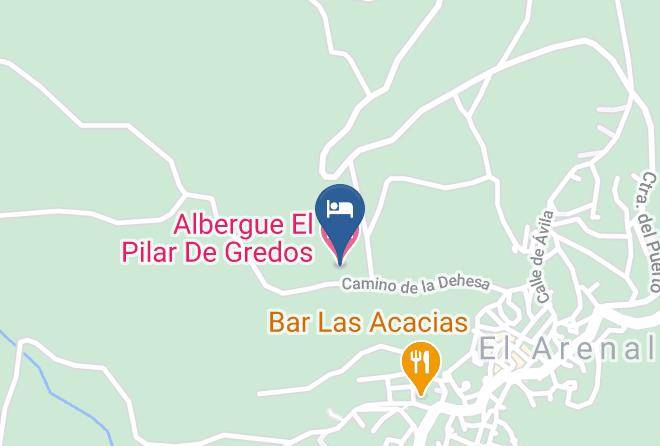 Avila - Albergue El Pilar De Gredos Maps