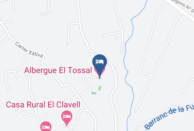 Valencia - Albergue El Tossal Maps