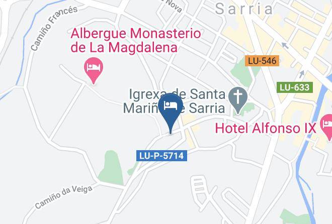 Lugo - Albergue En Sarria Matias Locanda Maps