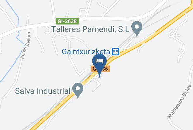 Gipuzkoa - Albergue Erletxe Aterpea Maps