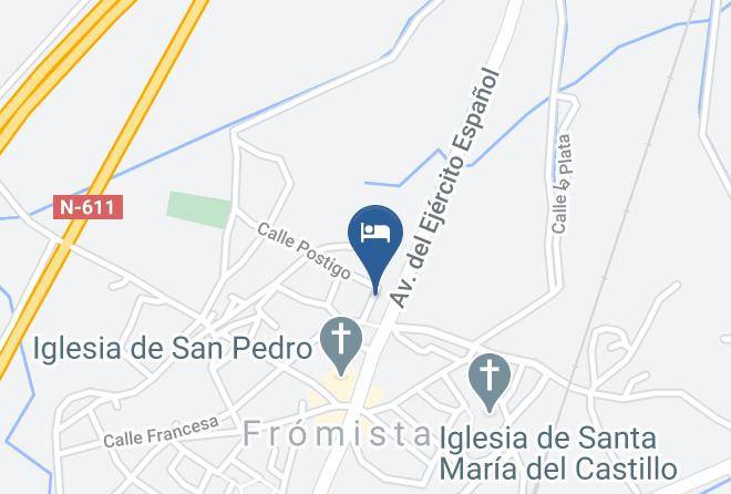Palencia - Albergue Estrella Del Camino Maps