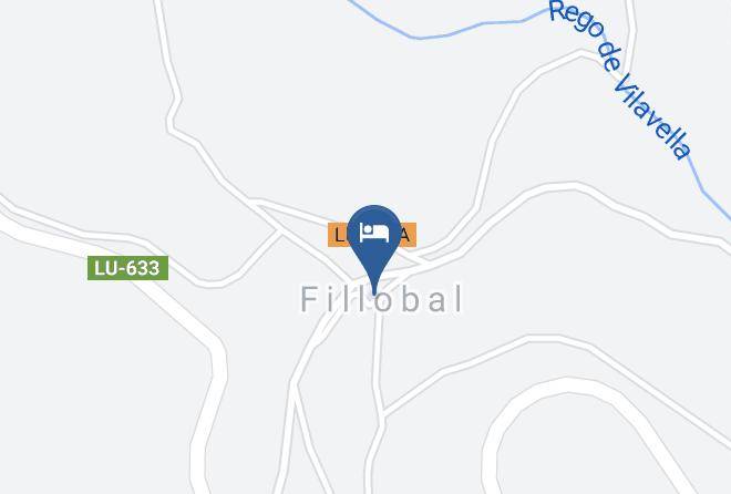 Albergue Fillobal Map