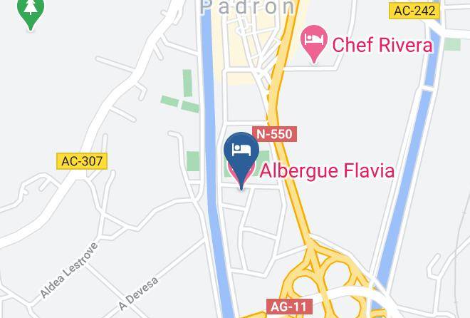 Auna - Albergue Flavia Maps