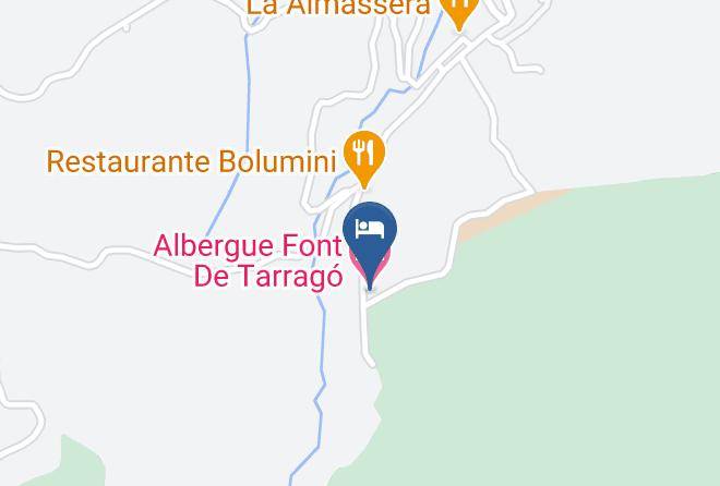 Alicante - Albergue Font De Tarrago Maps