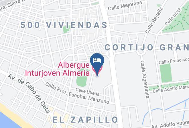 Almeria - Albergue Inturjoven Almeria Maps