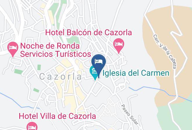 Jaen - Albergue Inturjoven Cazorla Maps
