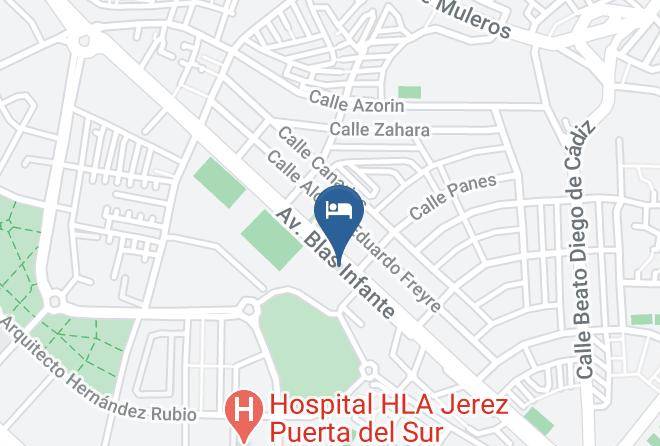 Cadiz - Albergue Inturjoven Jerez De La Frontera Maps