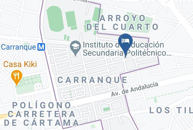 Malaga - Albergue Inturjoven Malaga Maps