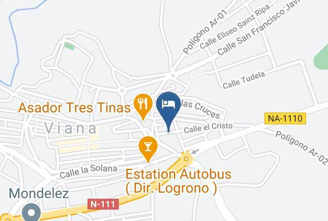 Navarra - Albergue Izar Maps