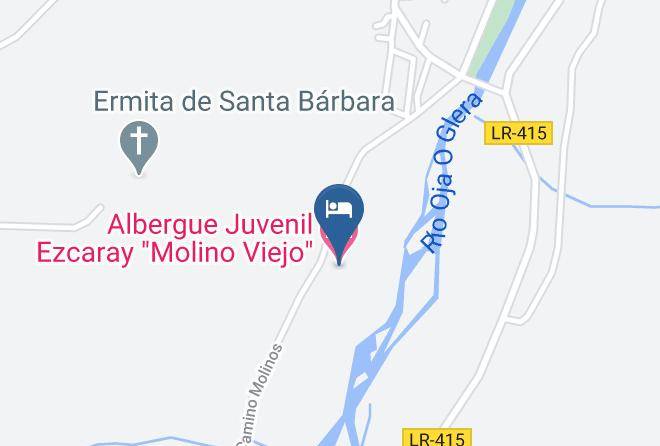 La Rioja - Albergue Juvenil Ezcaray Molino Viejo Maps