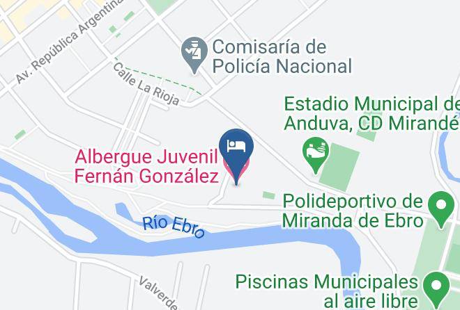 Burgos - Albergue Juvenil Fernan Gonzalez Maps