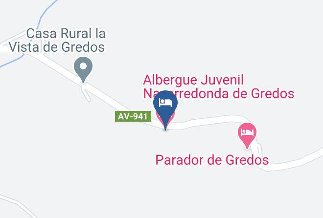Avila - Albergue Juvenil Navarredonda De Gredos Maps