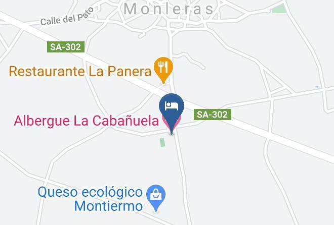 Albergue La Cabanuela Map