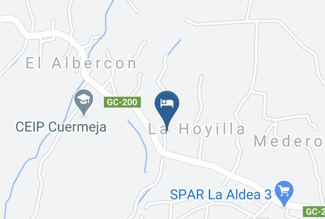 Las Palmas - Albergue La Hoyilla Maps