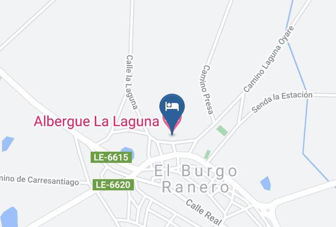 Leon - Albergue La Laguna Maps