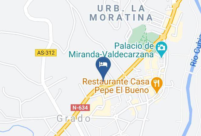 Asturias - Albergue La Quintana Maps