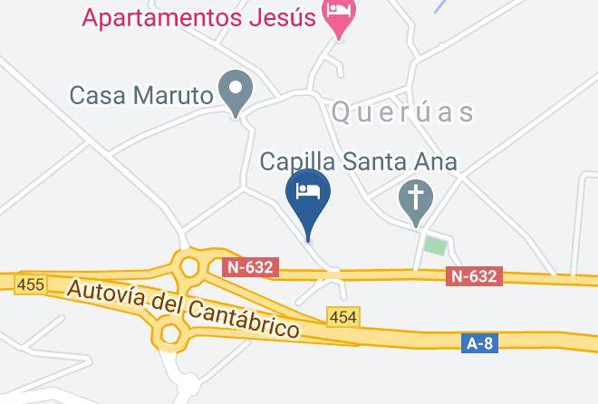 Asturias - Albergue La Yalga Maps