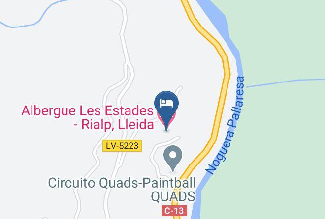 Lleida - Albergue Les Estades Rialp Lleida Maps