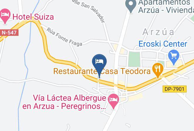 Auna - Albergue Los Caminantes Arzua Maps