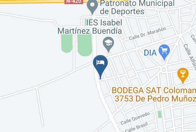 Ciudad Real - Albergue Mancha Humeda Maps