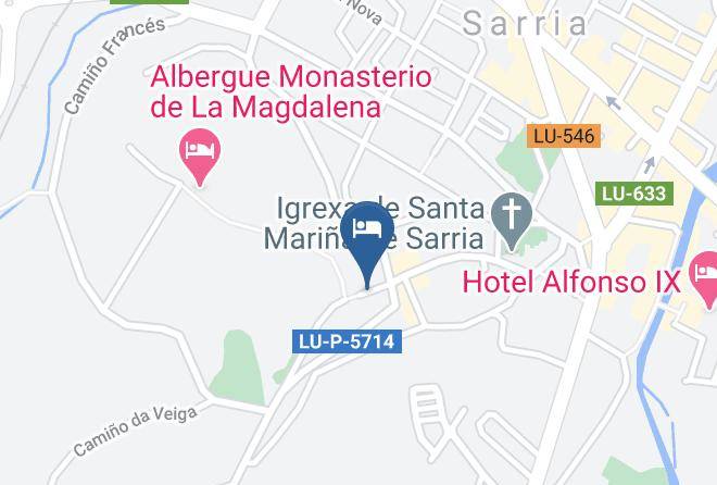 Lugo - Albergue Matias Maps