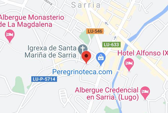 Lugo - Albergue Mayor Maps