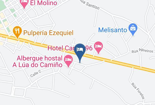 Auna - Albergue Melide Maps