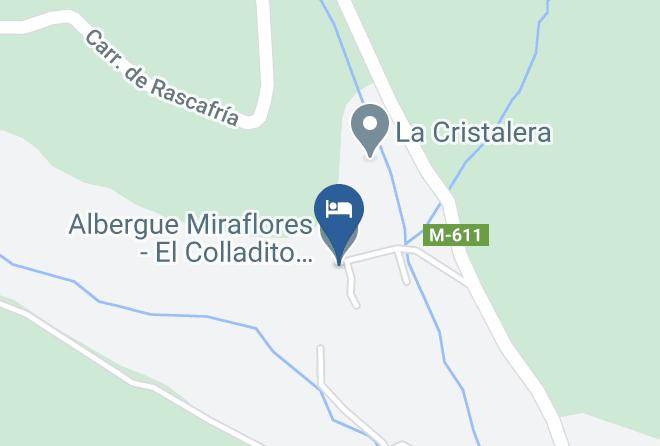 Madrid - Albergue Miraflores El Colladito Multiaventura Y Eventos Maps