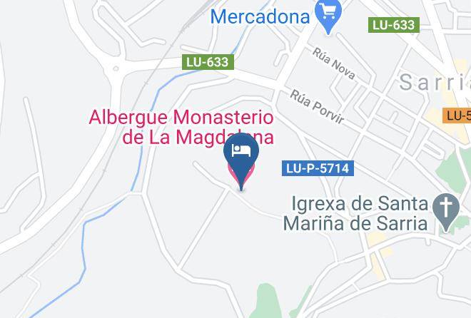 Lugo - Albergue Monasterio De La Magdalena Maps