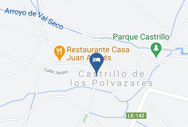 Leon - Albergue Municipal Castrillo De Los Polvazares Maps
